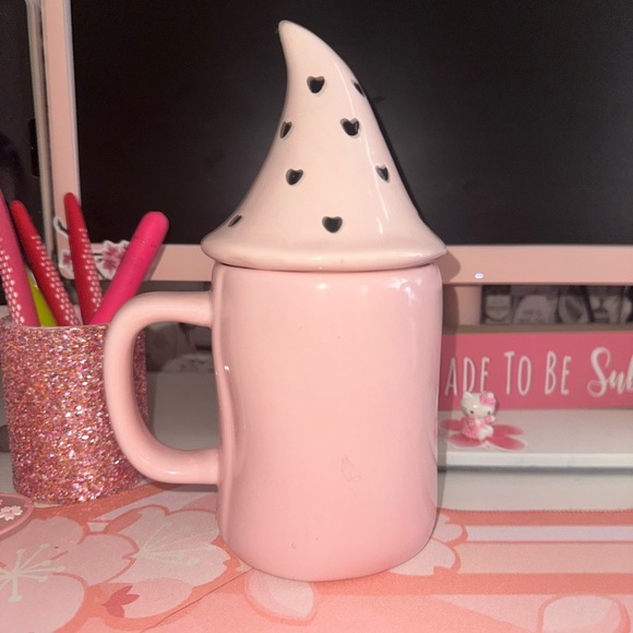 Soulmate pink gnome Rae dun coffee cup - Picture 2 of 4